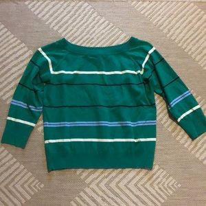 Ann Taylor Boatneck Stripped Sweater